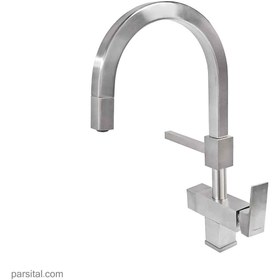 تصویر شیر ظرفشویی شاوری دومنظوره (تصفیه) نوبل مدل الیت کروم مات nobel-faucet-phoenix-sink-mixer-for-filtered-water-chrome