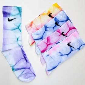 تصویر جوراب ساق بلند آبرنگی نایکی 