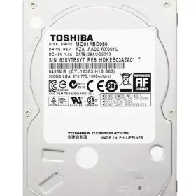تصویر هارد دیسک اینترنال توشیبا مدل MQ04ABF100 ظرفیت ۵۰۰ گیگابایت 