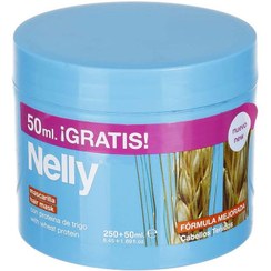 تصویر ماسک مو نلی مدل Wheat Protein حجم 300 میلی لیتر Nelly Wheat Protein Hair Mask 300ml