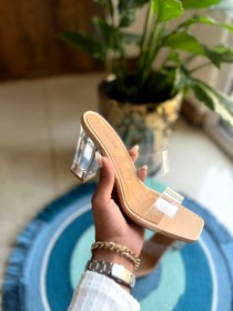 تصویر صندل طلقی دوبند پاشنه ۹ 