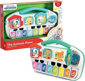 تصویر the animals piano play and learn clementoni 