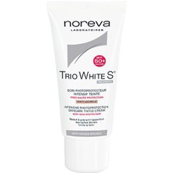 تصویر کرم ضد آفتاب و ضد لک تريو وايت اس رنگي نوروا Noreva Trio White S SPF50 Intensive Photoprotector Skincare Cream