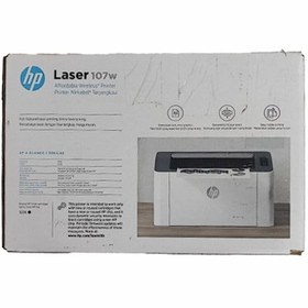 تصویر پرینتر لیزری اچ پی مدل Laser 107w | تک کاره وایفای 