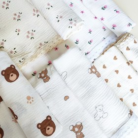 تصویر روانداز موسلین ترک (طرحدار) 