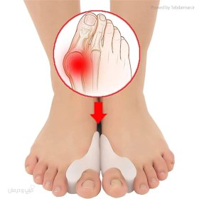 تصویر فاصله دهنده انگشت پا مدل ۱۰۱ بسته ۲ عددی 