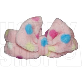 تصویر هدبند حوله ای طرحدار 