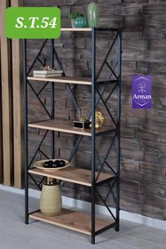 تصویر کتابخانه چوبی کد ۱۰۲ 