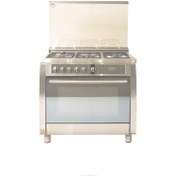 تصویر کالا اجاق-گاز-تک-فر-تاکنوگاز-مدل-Platinumپلاتینیوم-تمام-استیل- Technogas single-oven gas stove Platinum model, all steel