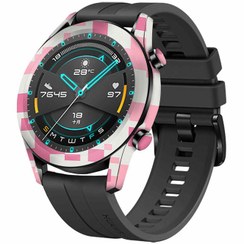 تصویر برچسب ماهوت طرح Army-Pink-pixel مناسب برای ساعت هوشمند هوآوی Watch GT2 