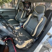 تصویر روکش صندلی خودرو ایران خودرو سمند سورن طرح پلاس چرم 