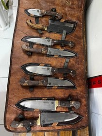 تصویر ست چاقوی سفری کمپ و کیف 