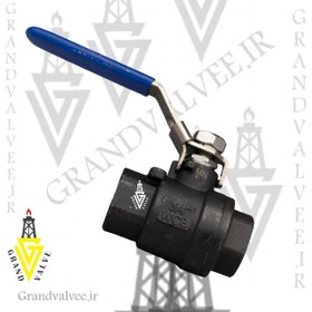 تصویر شیرگازی 2000وگ "3/4 اینچ فولادی دو تیکه رزوه ای BALL VALVE 3/4" WCB 2000WOG 2PC NPT