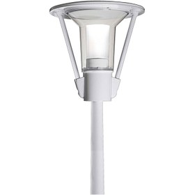 تصویر چراغ LED پارکی مشکی 26 وات آفتابی تولیپ مازی نور Black TULIP LED Park light 26 W Warm White LED Mazinoor