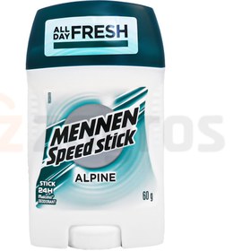 تصویر استیک دئودورانت منن اسپید استیک مدل ALPINE وزن 60 گرم MENNEN SPEED STICK ALPINE