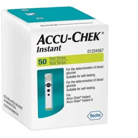 تصویر نوار تست قند خون اکیو چک اینستنت 50 عددی Accu Check Instant Blood Glucose Test Strip