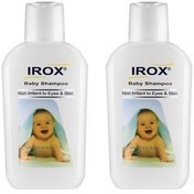 تصویر شامپو سر بچه ایروکس مدل non irritant حجم 200 میلی لیتر بسته دو عددی 
