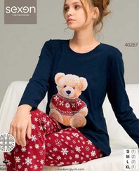 تصویر بلوز شلوار نرمال سکسن کد40267 