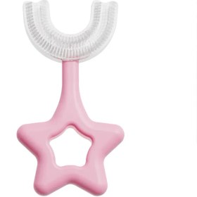 تصویر مسواک کودک چرخشی تمام سیلیکونی ا Rotating all-silicone baby toothbrush Rotating all-silicone baby toothbrush