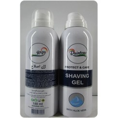 تصویر ژل اصلاح مدل Protect & Care رینبو Rainbow حجم 150میل Rainbow Protect & Care shaving gel, volume 150 ml