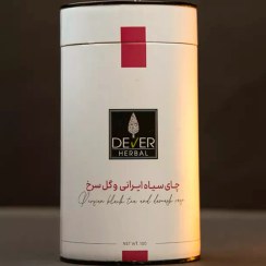 تصویر چای سیاه ایرانی و گل سرخ 