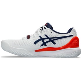 تصویر Asics GEL Resolution 9 کفش تنیس سفید مردانه 1041A375 102 