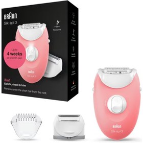 تصویر اپیلیدی BRAUN 3in 1 epilte, shsve & trim 