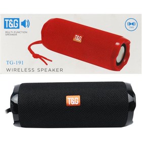 تصویر اسپیکر بلوتوثی رم و فلش خور T&G TG-191 T&G TG-191 Wireless Portable Speaker