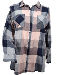 تصویر شومیز زنانه نو دکمه دار- سایز بزرگ H&M - برند اصلی و وارداتی -کد AA10 