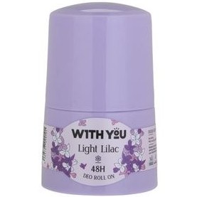 تصویر مام رول ضد تعریق مدل Light Lilac حجم 50میل ویت یو With You Light Lilac Deo Roll On 50ml