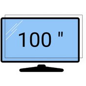 تصویر محافظ صفحه تلویزیون 100 اینچ اصل تایوان 100 inch TV screen protector (dimensions 224×127 ) Taiwanese