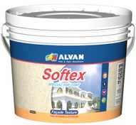 تصویر رنگ اکریلیک فاساد تكسچر سفید نرم الوان (حلب 20 کیلوگرم) کد ALCO-3120 