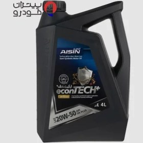 تصویر روغن موتور 20W-50 آیسین مدل AISIN 20W-50 econTECH اصلی ساخت کره جنوبی چهار لیتر 