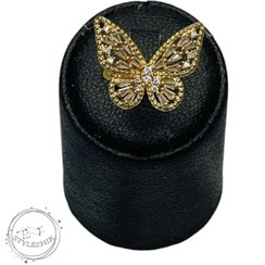 تصویر انگشتر زنانه پروانه، انگشتر زنانه، انگشتر پروانه ای، انگشتری پروانه fashion کد۱۴۳۲۰ Fashion