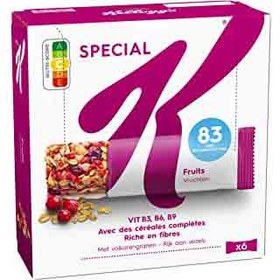 تصویر غلات بار اسپشیال کی Kellogg’s special K میوه های قرمز بسته 6 عددی (تاریخ انقضا:2024/07/10) 