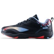 تصویر کفش بدمینتون هایپرسانیک IV برند برند li-ning Lining Hypersonic IV Badminton Shoes Unisex-adult Non Marking Lightweight u0026 Durable (Black/Blue/Gold/Red EUR- 41) 6937461102