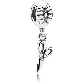 تصویر چارم آویز قیچی نقره‌ای پاندورا Pandora Scissors Pendant Charm