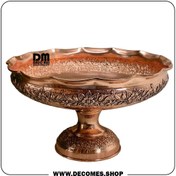 تصویر میوه خوری مسی تک پایه جدید(مدل گلبرگ) 