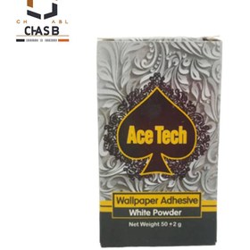 تصویر چسب کاغذ دیواری ایس تک – ACE TECH WALLPAPER ADHESIVE 50g 