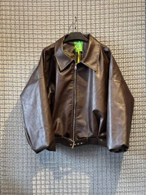 تصویر بامبر جکت چرم 