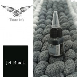 تصویر رنگ تتو engrave حجم 20 میل ساخت آلمان jet black 