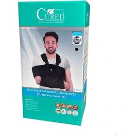 تصویر ثابت‌کننده شانه و بازو با بند شانه‌ای Cured 
