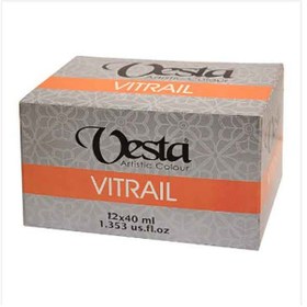 تصویر رنگ ویترای وستا ۱۲ رنگ 