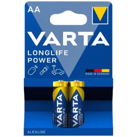 تصویر باتری قلمی و نیم قلمی وارتا مدل LONG LIFE POWER مجموعه 8 عددی باتری وارتا