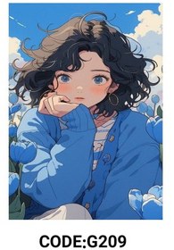 تصویر فرشینه طرح نوجوان CODE:G209 