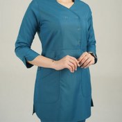 تصویر کلاه جراحی آبی روشن مدل ساده 