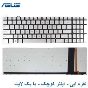 تصویر کیبرد لپ تاپ ایسوس N56 مشکی-اینترکوچک بدون فریم ا Keyboard Laptop Asus N56 Keyboard Laptop Asus N56