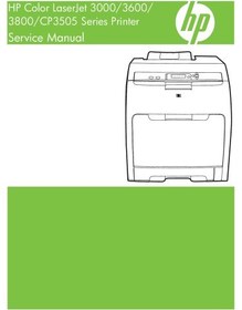 تصویر دانلود کتاب HP Color LaserJet 3000 3600 3800 CP3505 Series Printer Service Manual کتاب انگلیسی راهنمای خدمات چاپگر HP Color LaserJet 3000 3600 3800 CP3505 Series