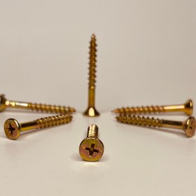 تصویر پیچ چوب 1.5 در 8 آهنی ضخیم vip الوان 1.5 * 8 wood screws