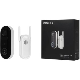 تصویر زنگ درب هوشمند شیائومی Xiaomi IMILAB Video Doorbell Set CMSXJ33A Xiaomi IMILAB Video Doorbell Set CMSXJ33A